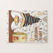 Kaffeeliebhaber-Gnom-Puzzle Puzzle (Horizontal)