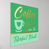 Kaffeeliebhaber grünes Gold Foliendrucke (Ablage )