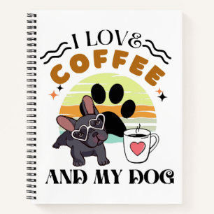 Kaffeeliebhaber - ich Liebe Kaffee und mein Hund Notizblock
