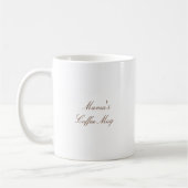Kaffeeliebhaber Individuelle Tasse (Links)