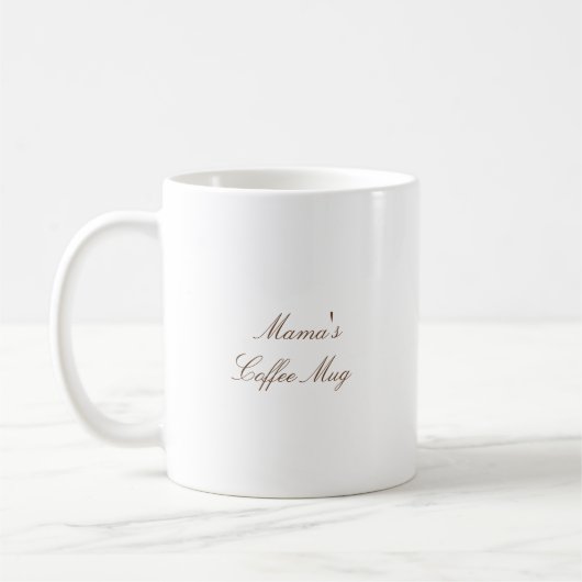 Kaffeeliebhaber Individuelle Tasse (Links)