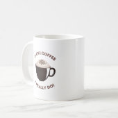 Kaffeeliebhaber jeden Tag Kaffeetasse (Vorderseite Links)