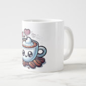Kaffeeliebhaber Jumbo-Tasse (Vorderseite Rechts)