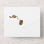 Kaffeeliebhaber laden zu einer Hochzeit ein All In One Einladung (Rückseite)