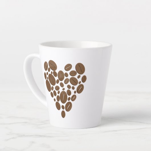 Kaffeeliebhaber Latte Tasse (Linke Ecke)