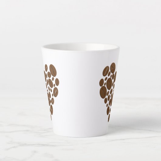 Kaffeeliebhaber Latte Tasse (Vorderseite)