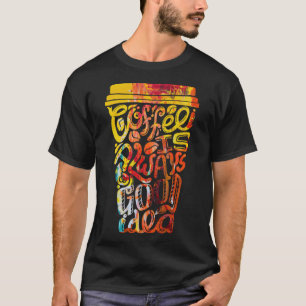 Kaffeeliebhaber Mama Labrador T-Shirt