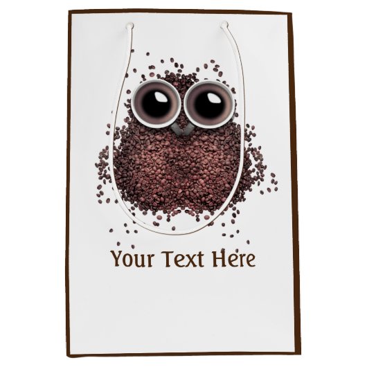 Kaffeeliebhaber Mittlere Geschenktüte (Vorderseite)