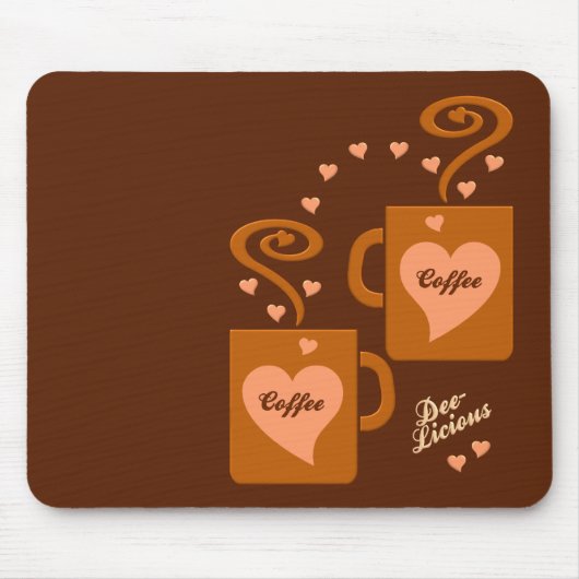 Kaffeeliebhaber mousepad, anpassen mousepad (Vorne)