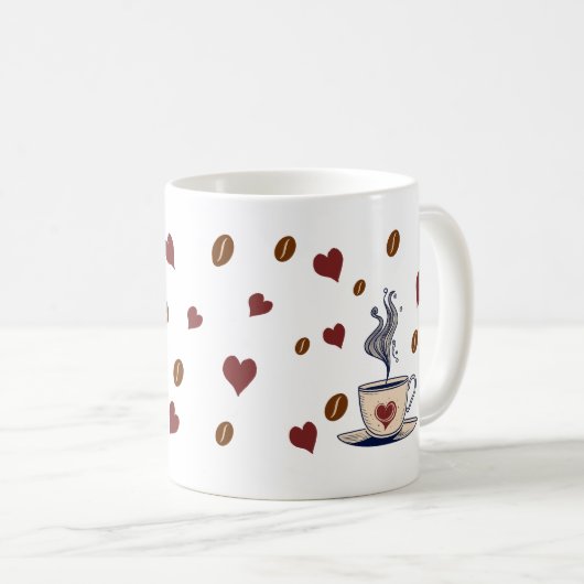 Kaffeeliebhaber Mug Kaffeetasse (VorderseiteRechts)