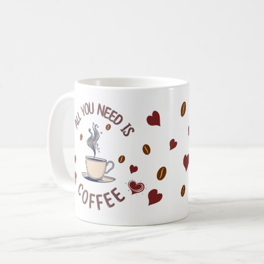 Kaffeeliebhaber Mug Kaffeetasse (Vorderseite Links)