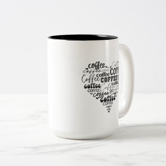 Kaffeeliebhaber Mug Zweifarbige Tasse (VorderseiteRechts)