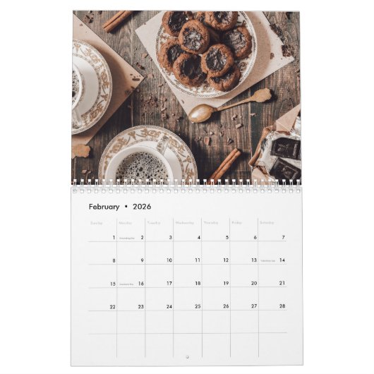 Kaffeeliebhaber Neujahrskalender Kalender (Feb 2026)