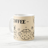 Kaffeeliebhaber Niedlich Kaffeetasse (Vorderseite Links)
