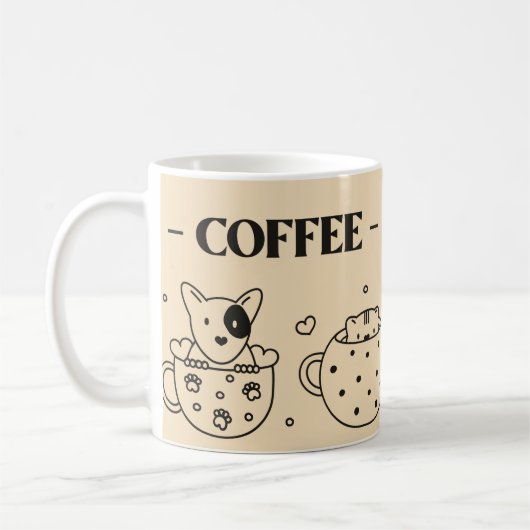 Kaffeeliebhaber Niedlich Kaffeetasse (Links)