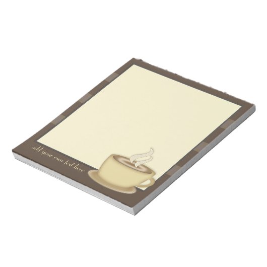 Kaffeeliebhaber Notizblock (Rotiert)