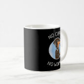 Kaffeeliebhaber ohne Sprichwort Kaffeetasse (VorderseiteRechts)
