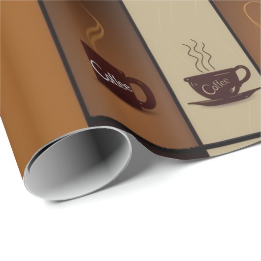 Kaffeeliebhaber Packpapier (Rolleneckpunkt)