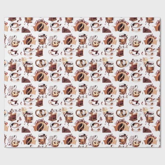 Kaffeeliebhaber Packpapier (Flach)