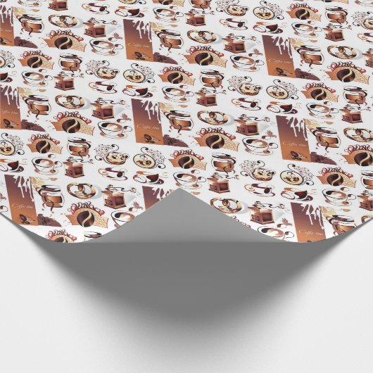 Kaffeeliebhaber Packpapier (Ecke)