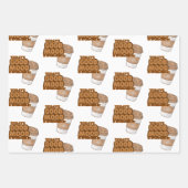 Kaffeeliebhaber Packpapier Geschenkpapier Set (Vorderseite 2)