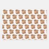 Kaffeeliebhaber Packpapier Geschenkpapier Set (Vorderseite)