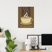 Kaffeeliebhaber Personalisiertes Poster (Heimbüro)