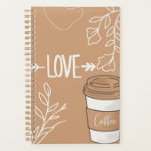 Kaffeeliebhaber Planer (Vorderseite)