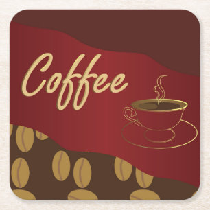 Kaffeeliebhaber Rechteckiger Pappuntersetzer