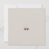 Kaffeeliebhaber Save the Date (Rückseite)