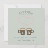 Kaffeeliebhaber Save the Date (Vorderseite)