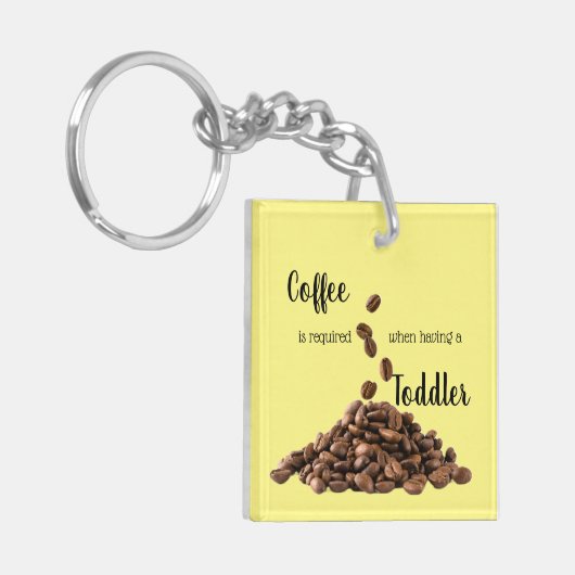 Kaffeeliebhaber Schlüsselanhänger (Vorderseite links)