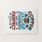 Kaffeeliebhaber sind die perfekte Mischung Puzzle (Horizontal)