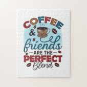 Kaffeeliebhaber sind die perfekte Mischung Puzzle (Vertikal)