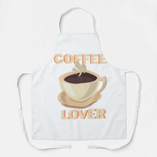 Kaffeeliebhaber – Süß und gemütlich für Kaffeefans Schürze (Vorderseite)