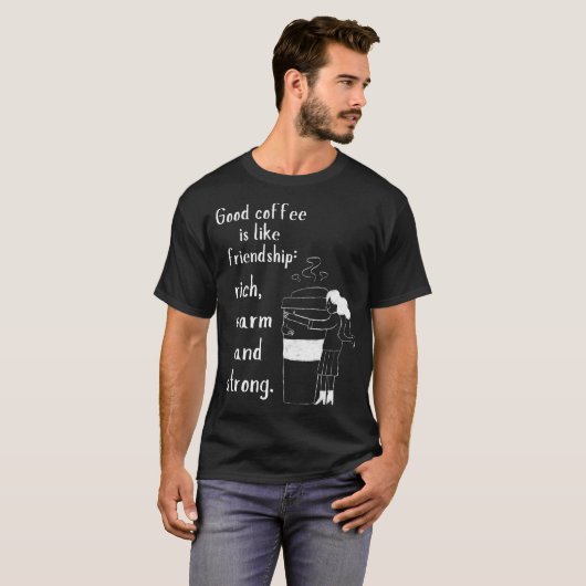 Kaffeeliebhaber T - Shirt (Vorne ganz)