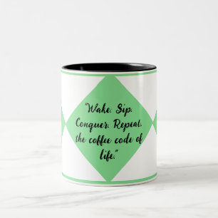 Kaffeeliebhaber-Tasse Zweifarbige Tasse