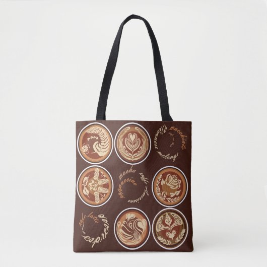 Kaffeeliebhaber Tote Tasche (Vorderseite)