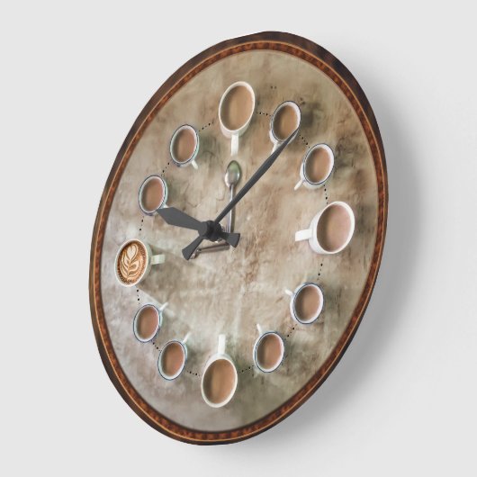 Kaffeeliebhaber Uhr (Winkel)