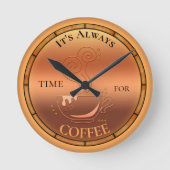 Kaffeeliebhaber Uhr (Vorderseite)