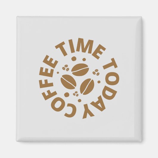 Kaffeeliebhaber und Kaffeebilder Magnet (Vorne)
