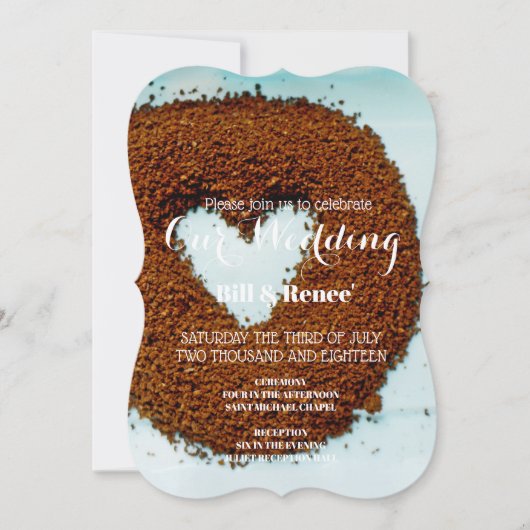 Kaffeeliebhaber UNITE! Einladung (Vorderseite)