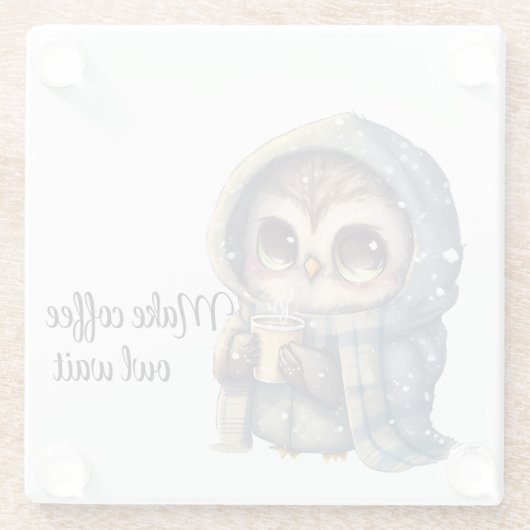 Kaffeeliebhaber Untersetzer (Rückseite)