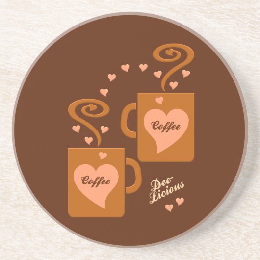 Kaffeeliebhaber Untersetzer, anpassen Untersetzer (Vorne)