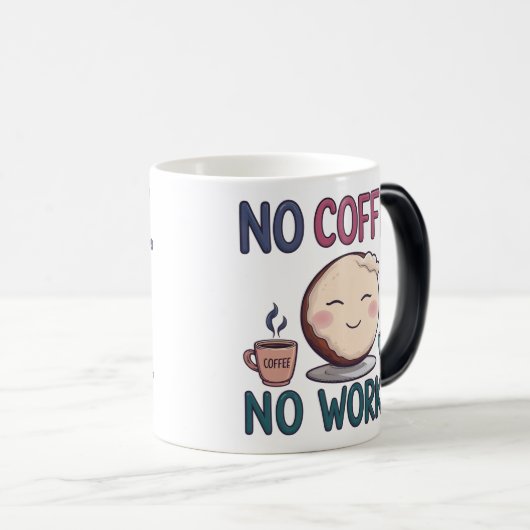 Kaffeeliebhaber Wärme ändern Morphing Tasse (VorderseiteRechts)