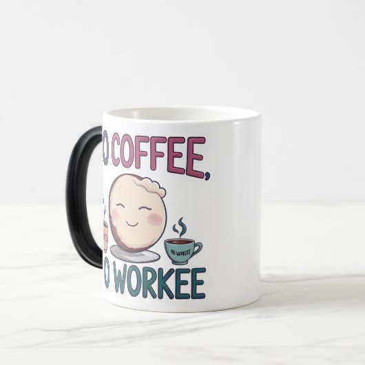 Kaffeeliebhaber Wärme ändern Morphing Tasse (Vorderseite Links)