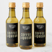 Kaffeelikör Weinetikett (Flaschen)