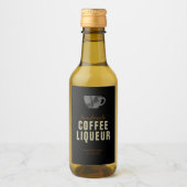 Kaffeelikör Weinetikett (Vorderseite)