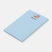 Kaffeeloch Post-it Klebezettel (angewinkelt)