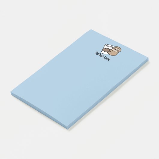 Kaffeeloch Post-it Klebezettel (angewinkelt)